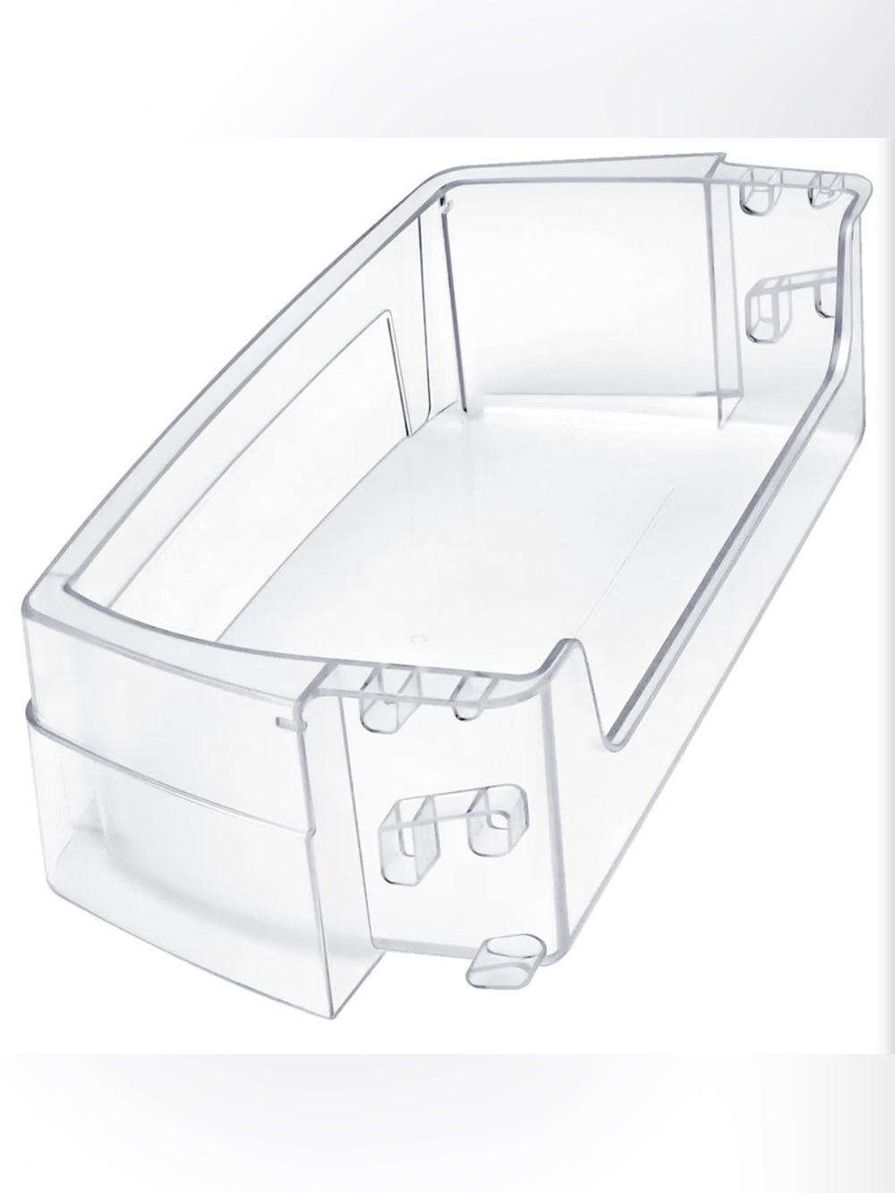 Upgraded WR71X38318 Clear Refrigerator Door Shelf Bin for GE